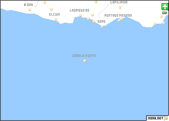 map of Punta Canela